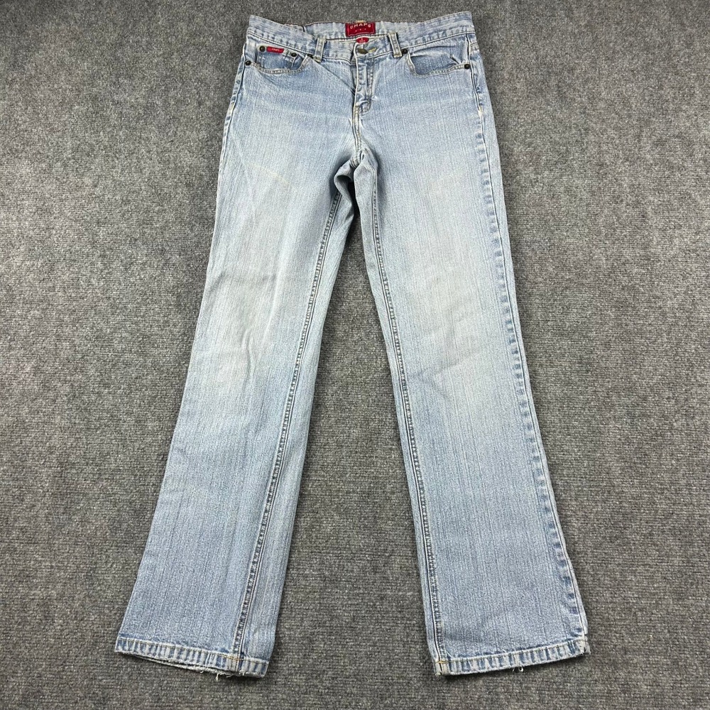 Chaps Jeans Womens 6 Blue‎ Delaney Straight Leg Light Wash Denim Casual Classic